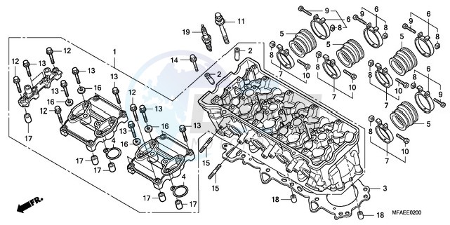 CYLINDER HEAD blueprint