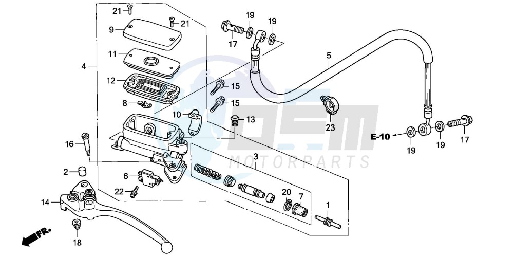 CLUTCH MASTER CYLINDER image