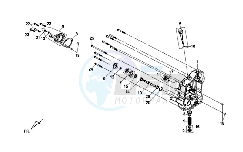 CRANKCASE RIGHT / START MOTOR image