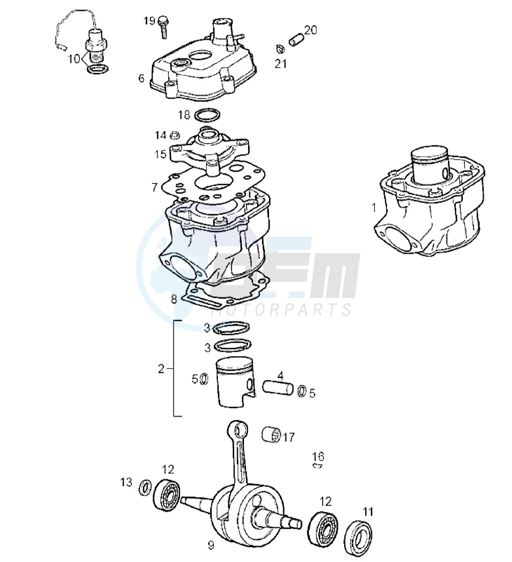 Cylinder - Cylinder Head blueprint