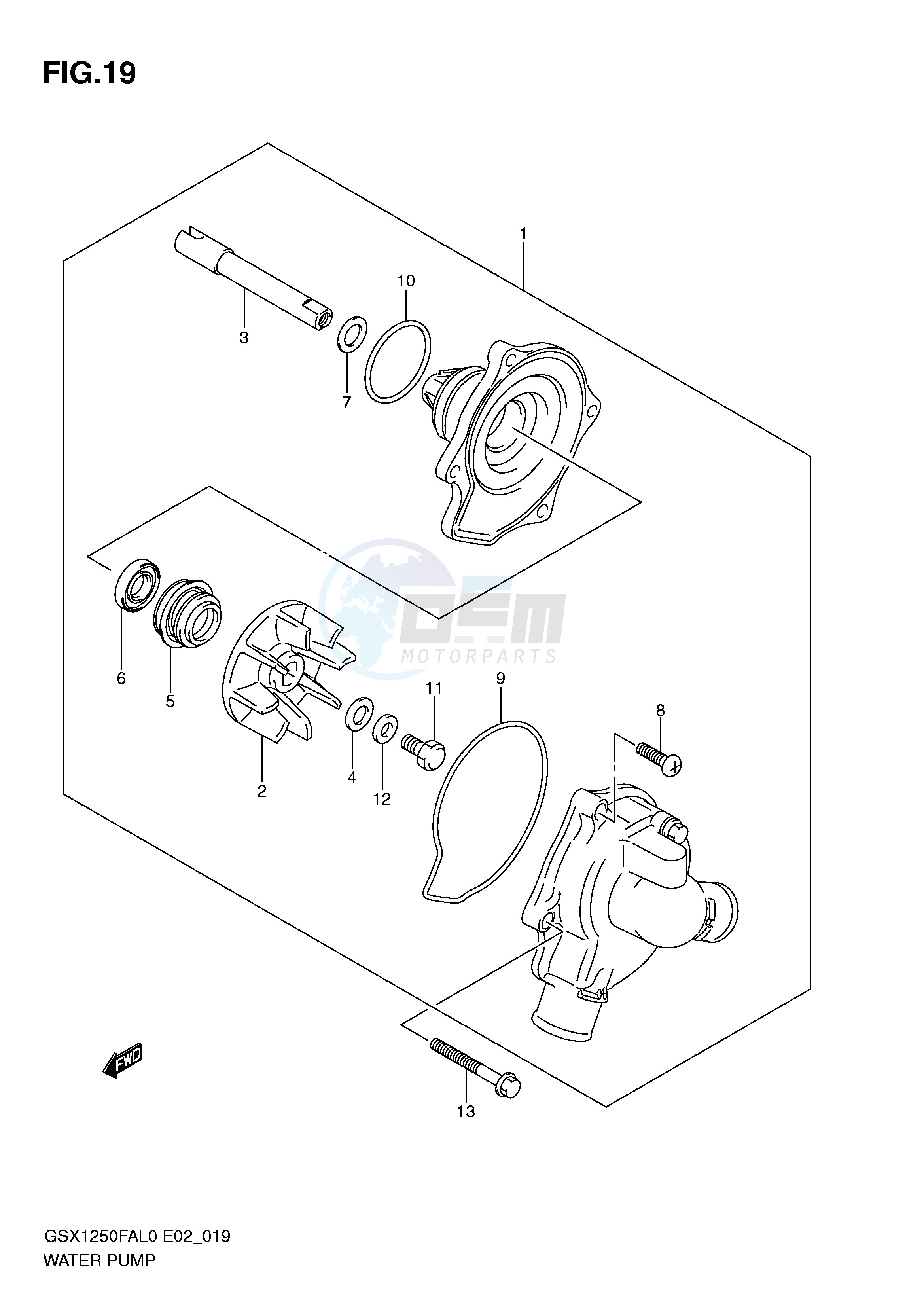 WATER PUMP blueprint