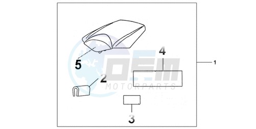 REAR SEAT COWL PEARL SIREN BLUE blueprint