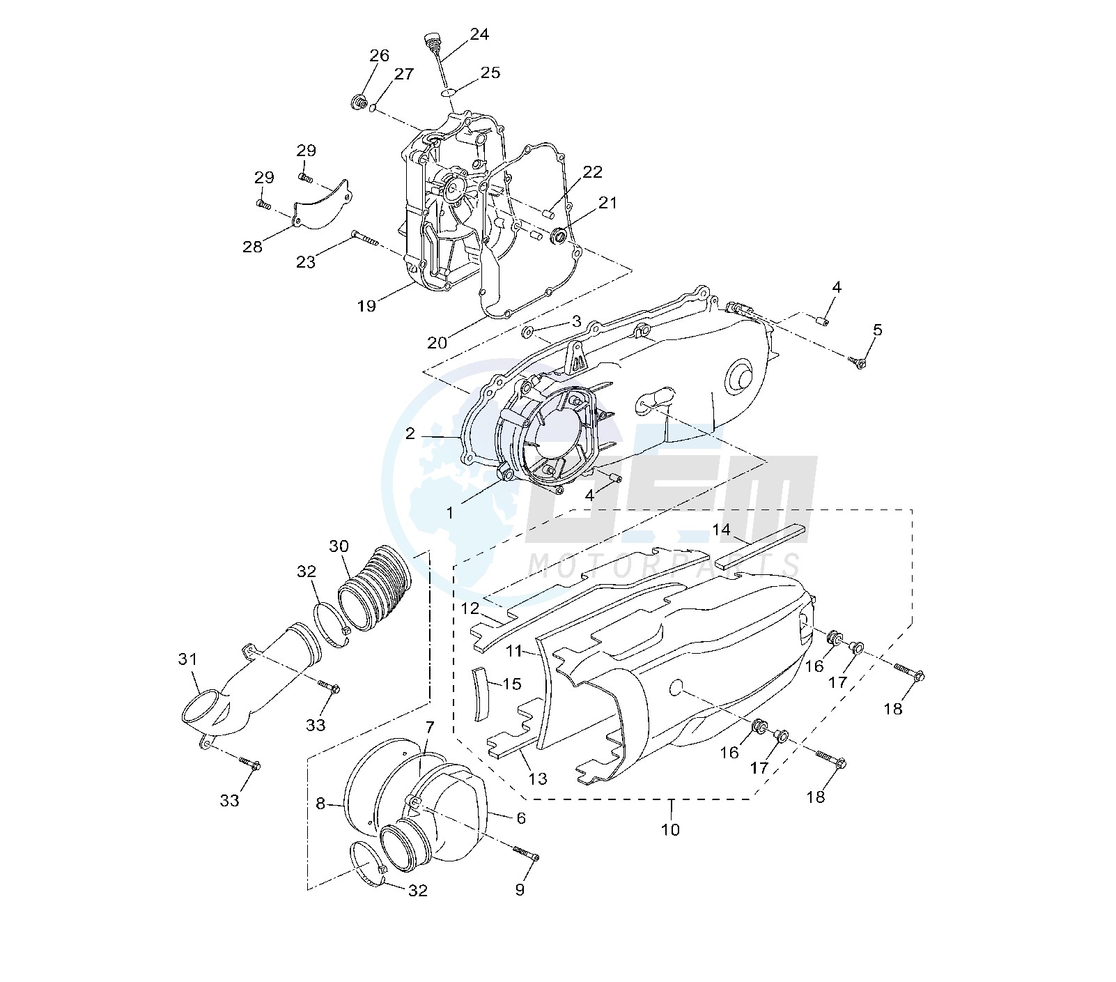 CRANKCASE COVER image