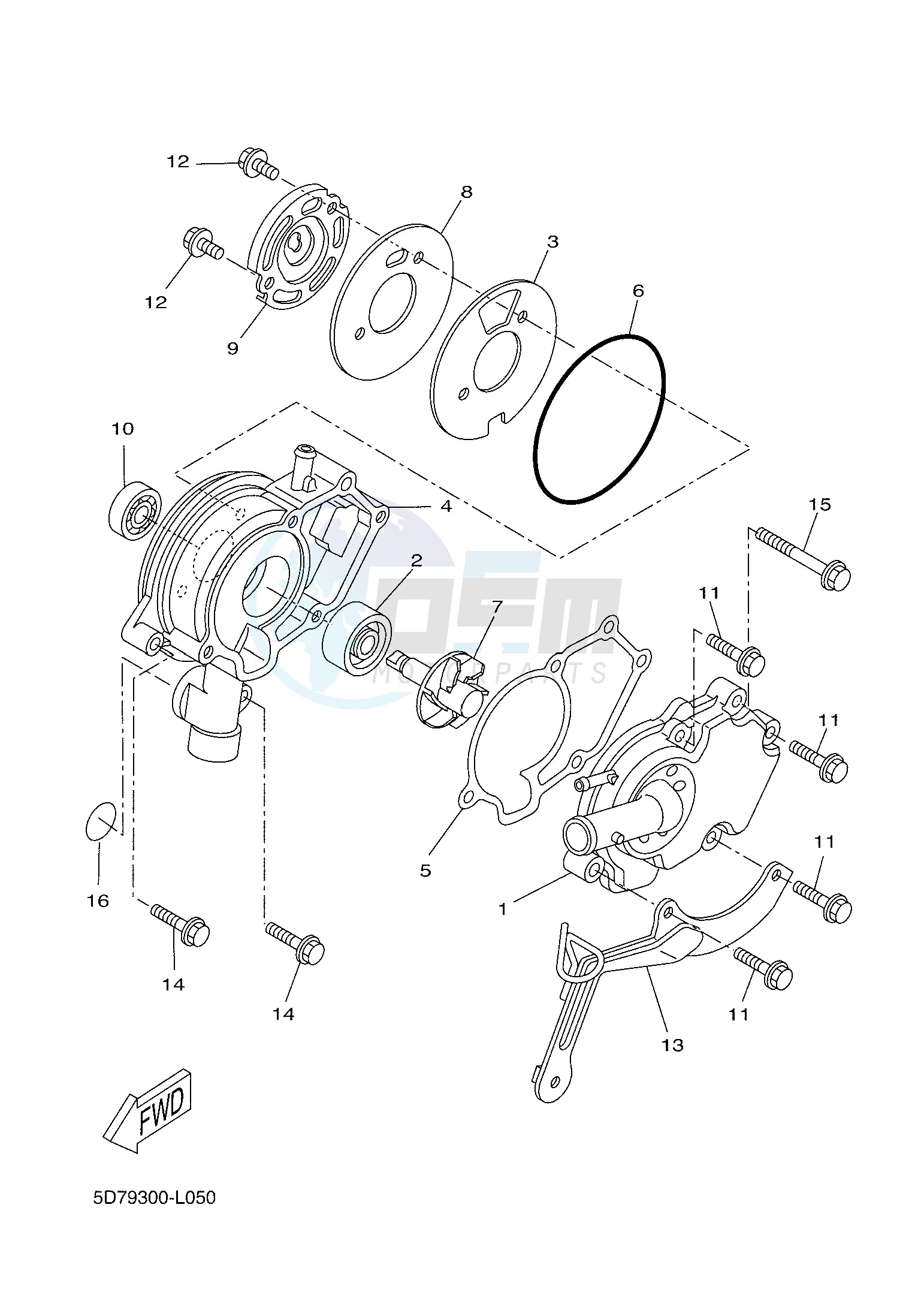 WATER PUMP blueprint