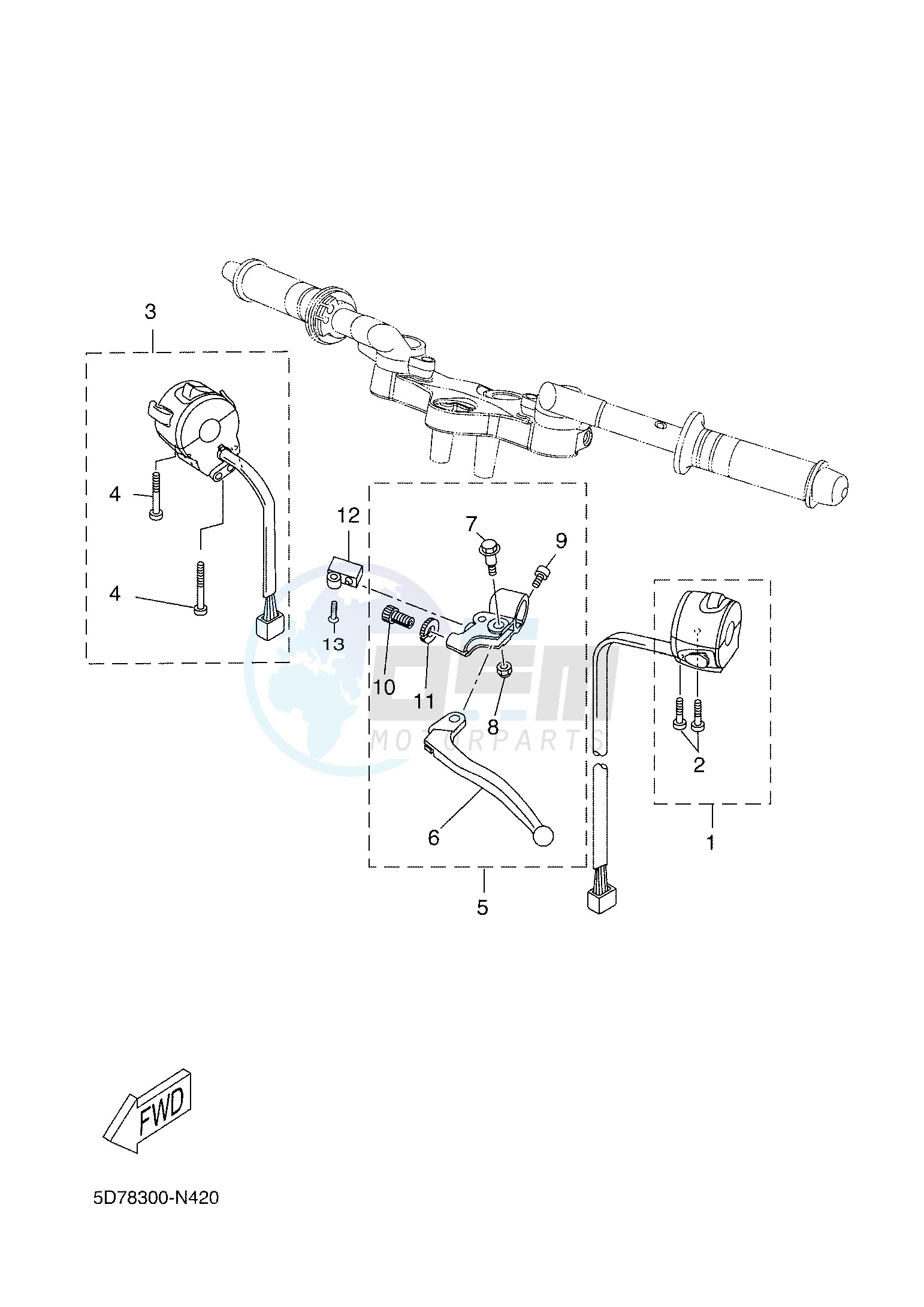 HANDLE SWITCH & LEVER image