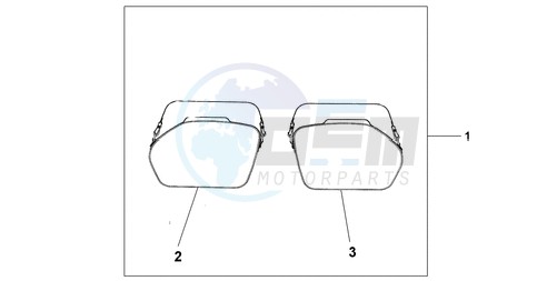 PANNIER INNER BAG SET blueprint