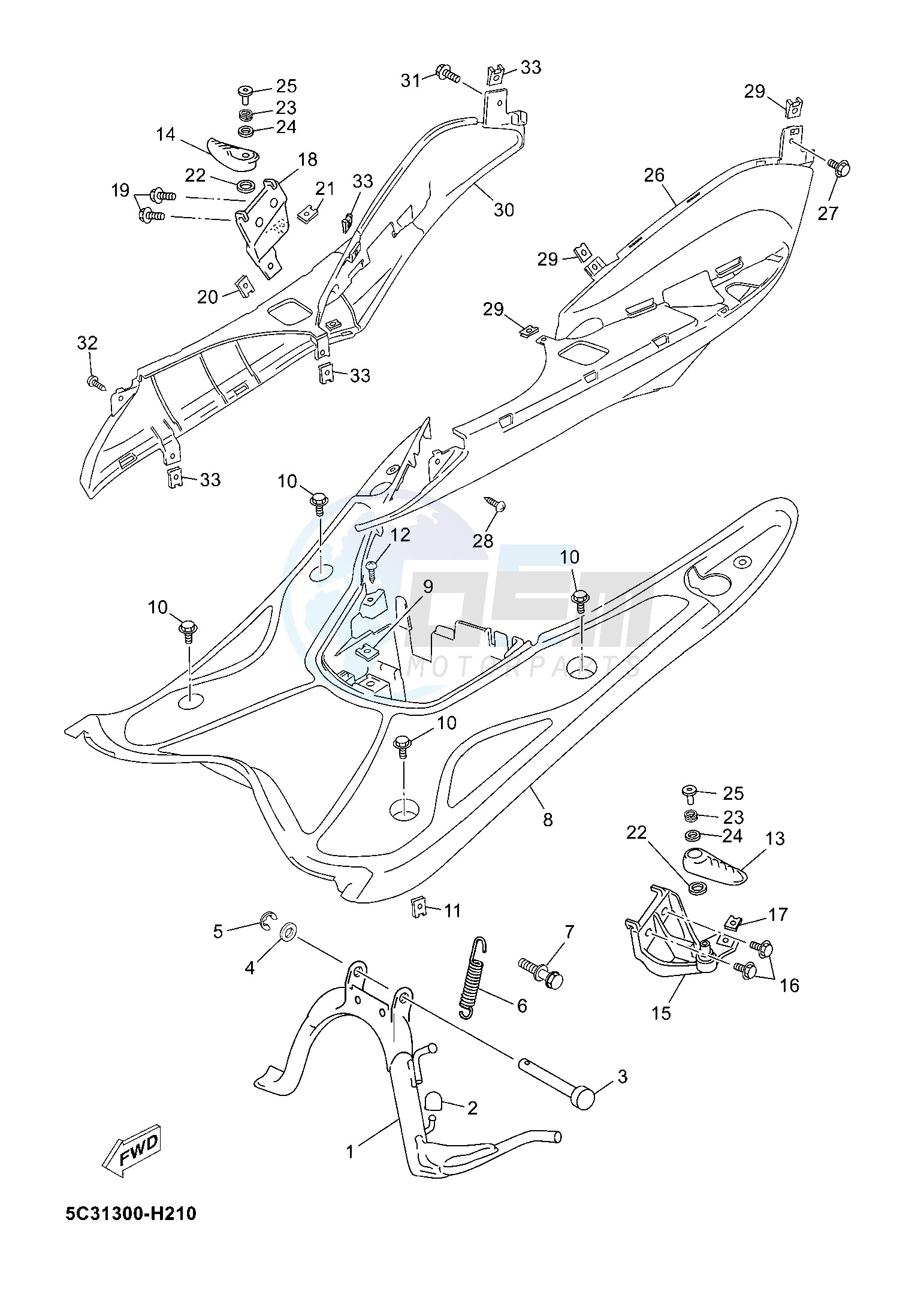 STAND & FOOTREST image