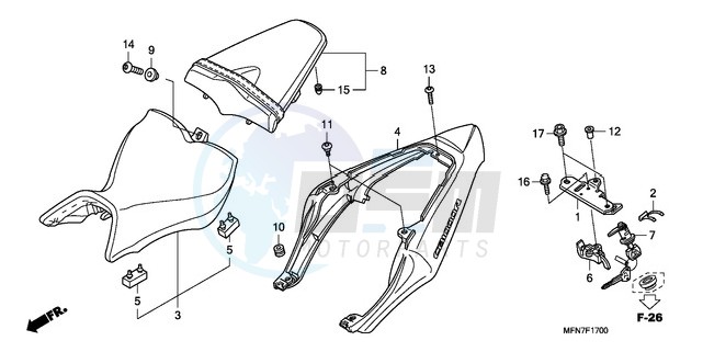 SEAT/SEAT COWL image