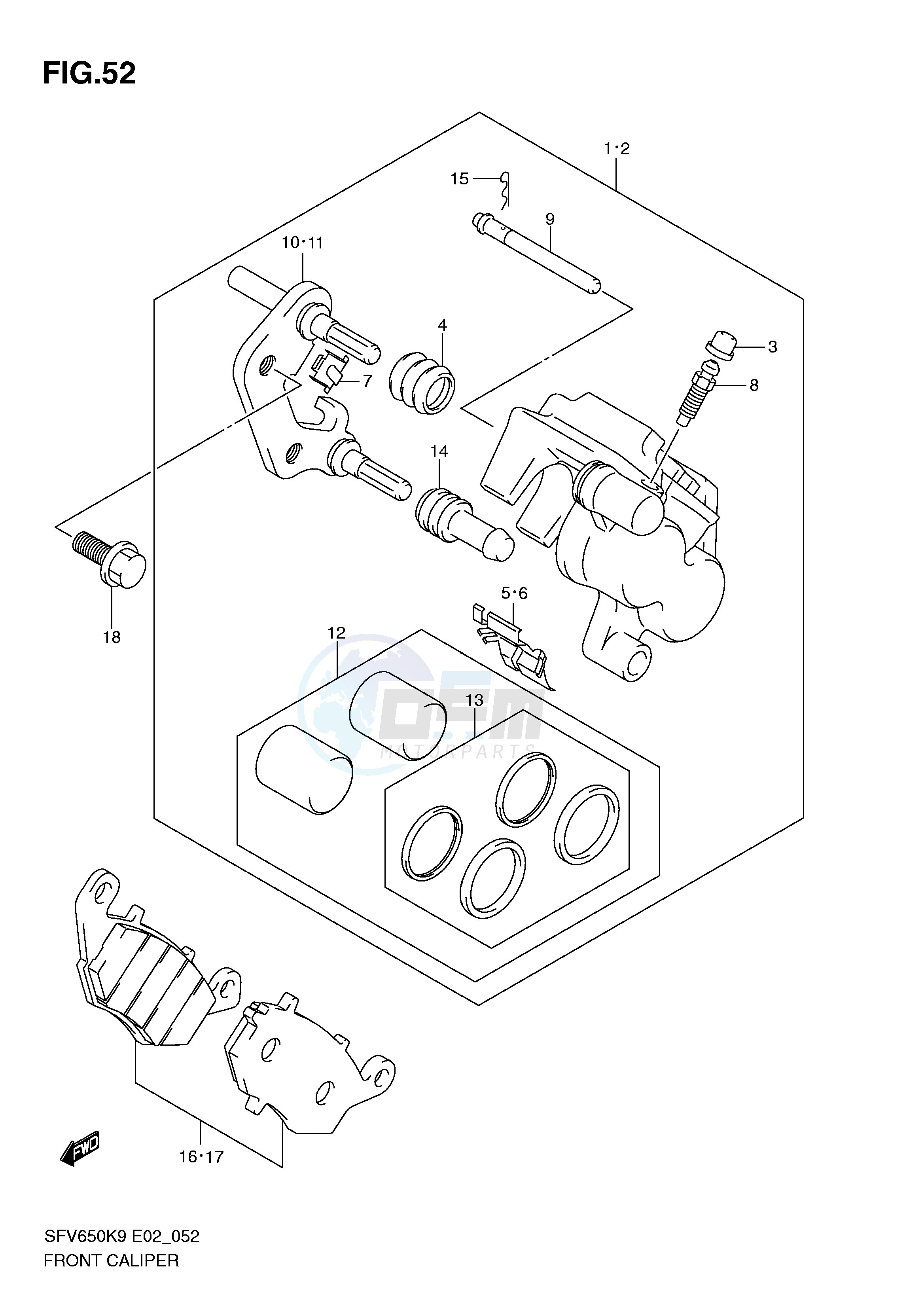 FRONT CALIPER blueprint