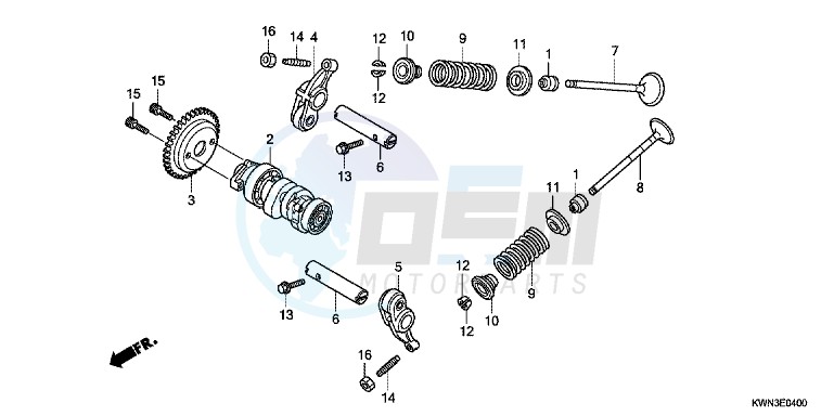 CAMSHAFT/VALVE image