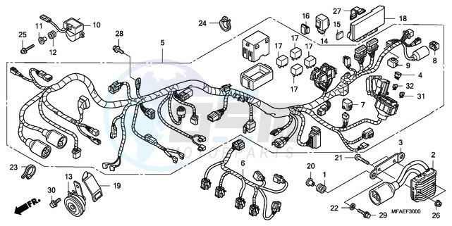 WIRE HARNESS blueprint