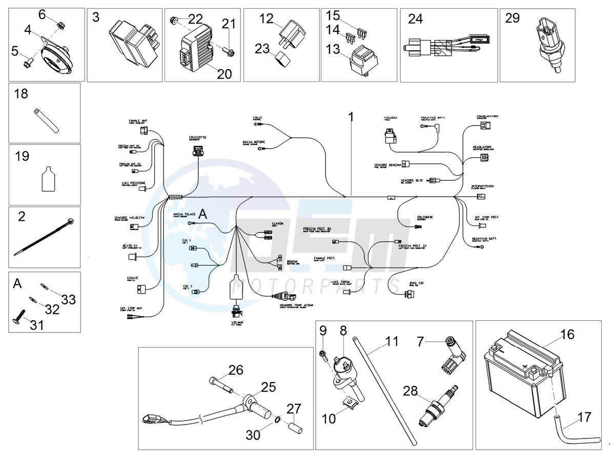Central electrical system blueprint