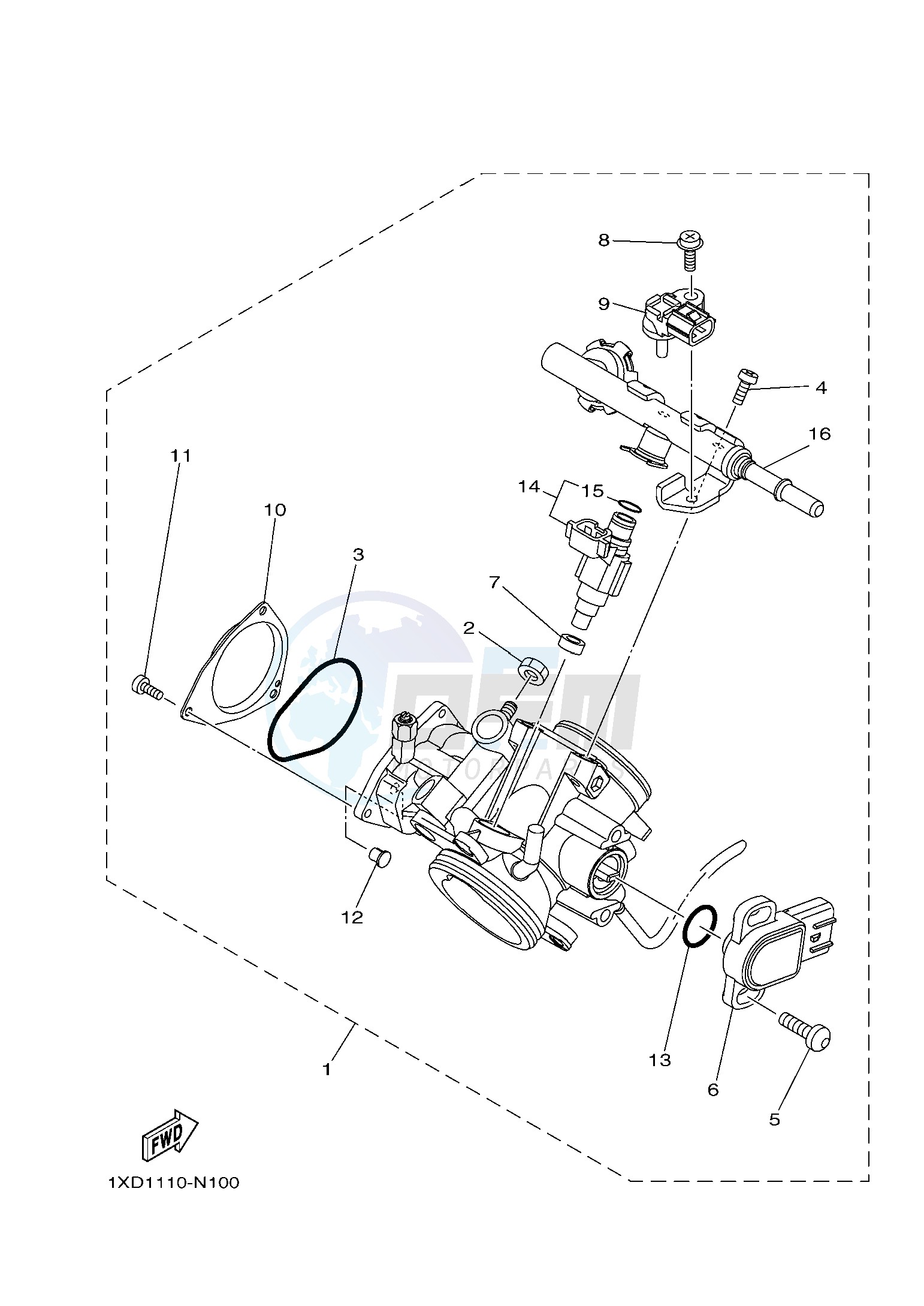 THROTTLE BODY ASSY 1 image