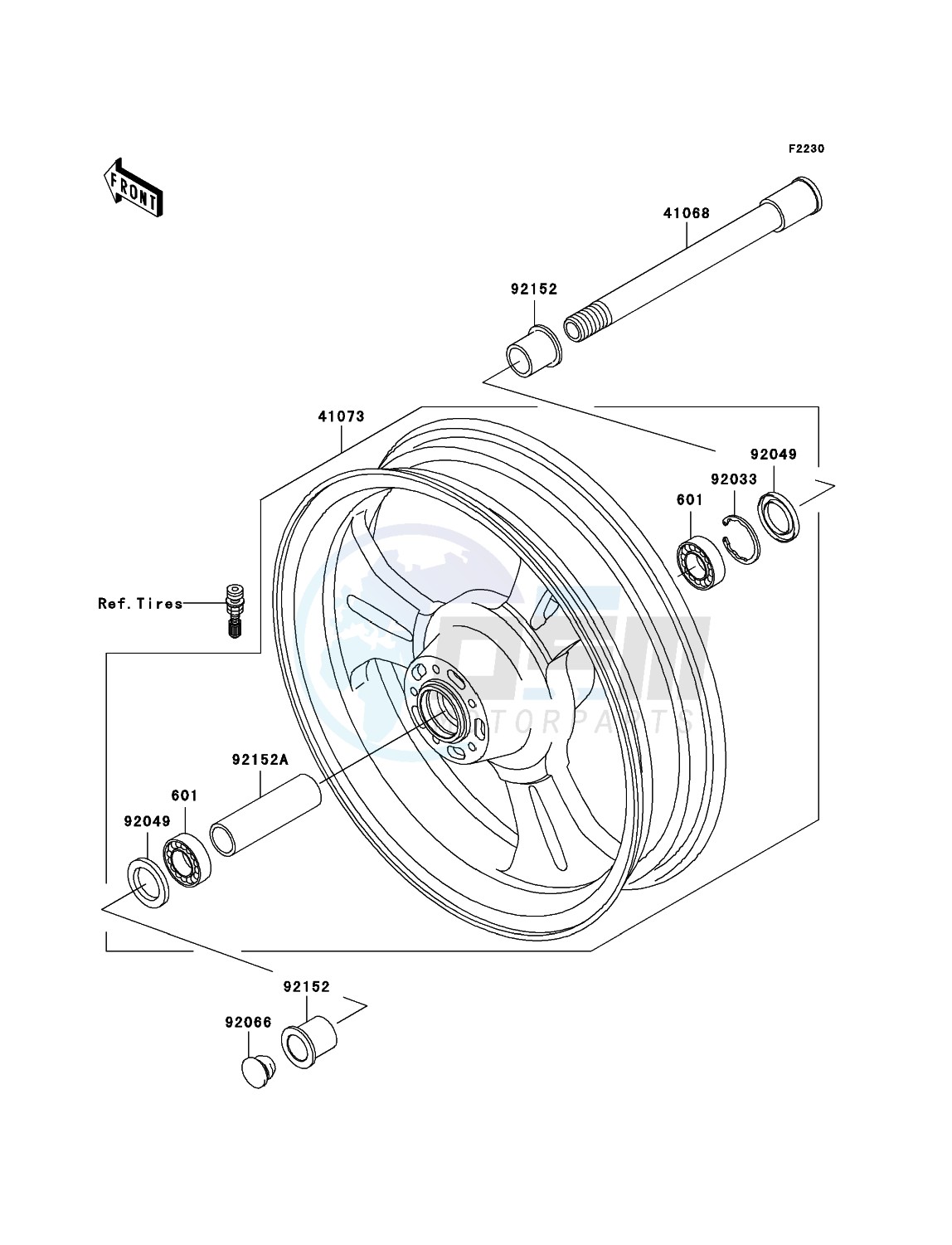 Front Hub blueprint