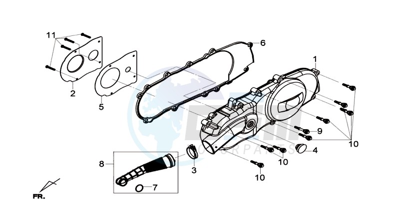 CRANKCASE COVER LEFT image