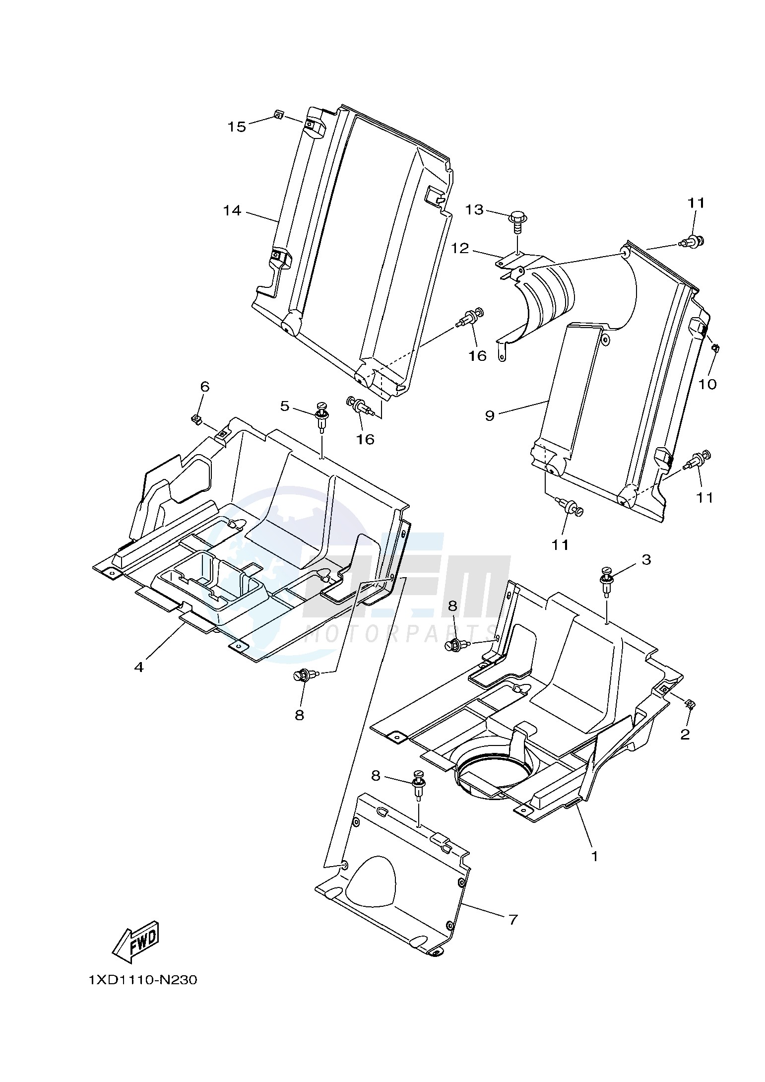 SIDE COVER 2 blueprint