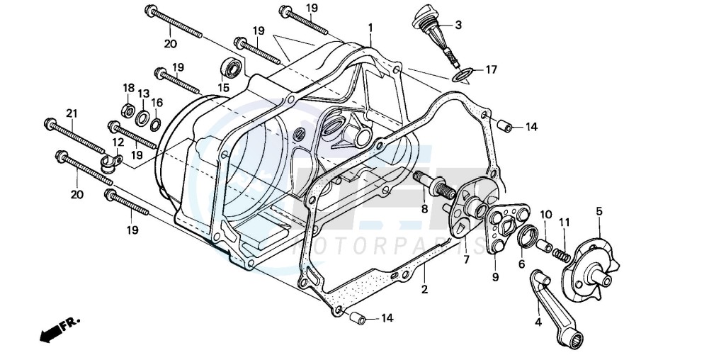 RIGHT CRANKCASE COVER image