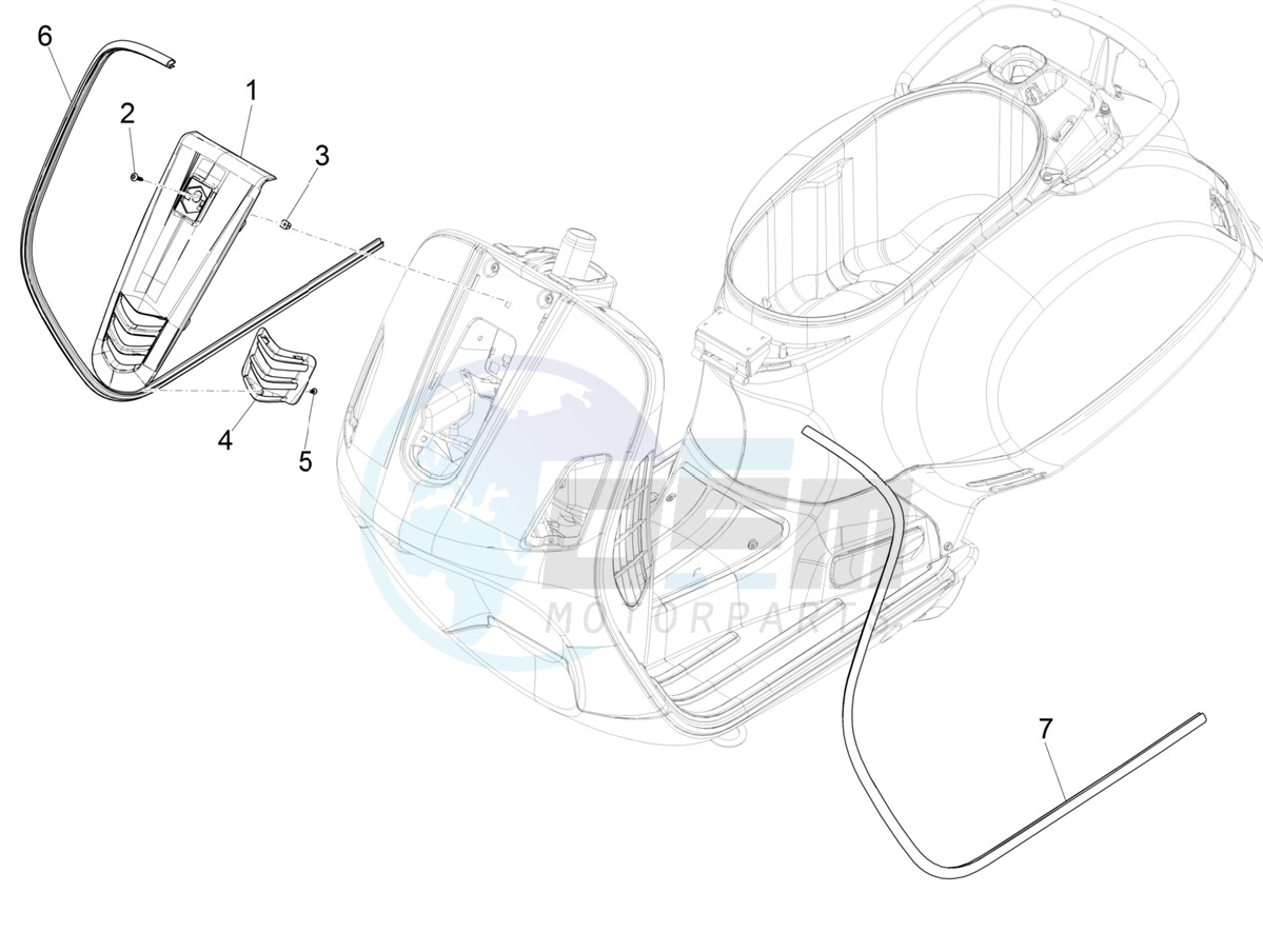 Front shield blueprint