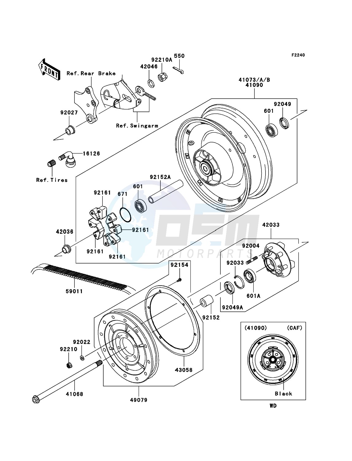 Rear Hub blueprint