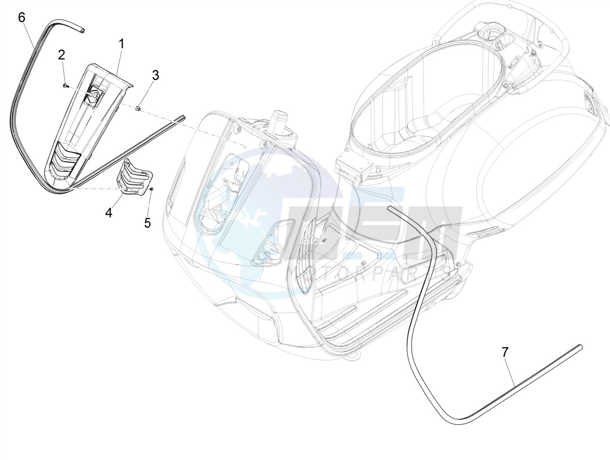 Front shield blueprint