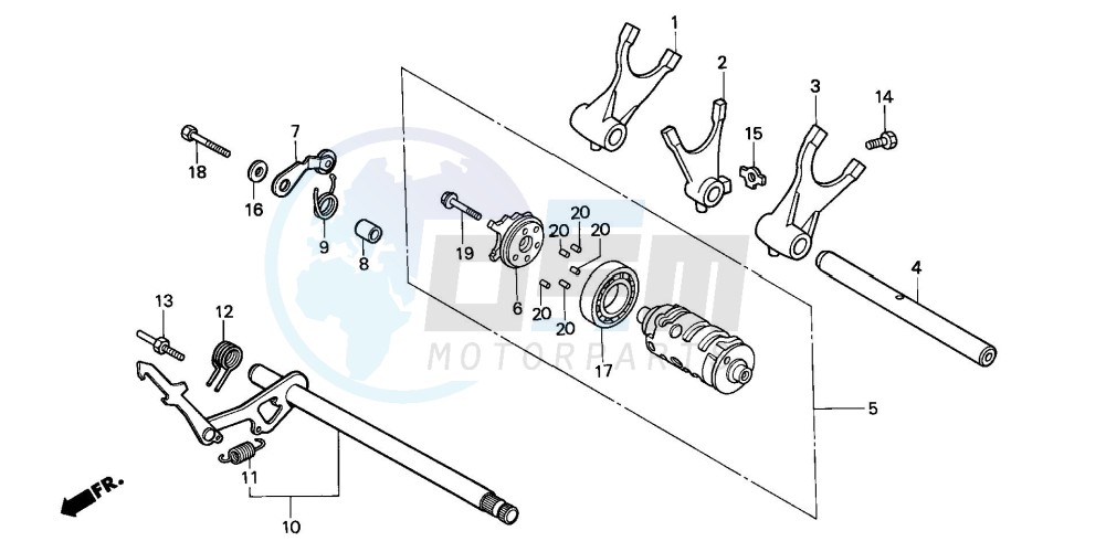 GEARSHIFT DRUM blueprint