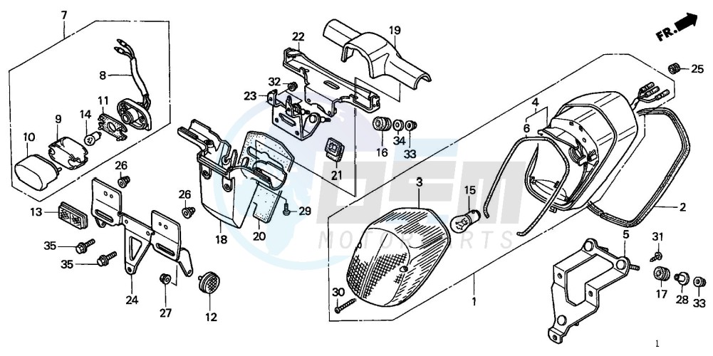 TAILLIGHT (2) blueprint