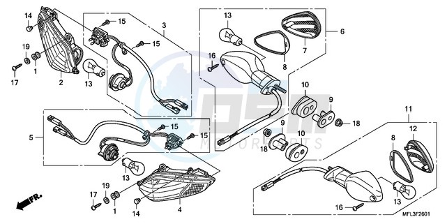 WINKER (CBR1000RR9,A/RA9, A) blueprint