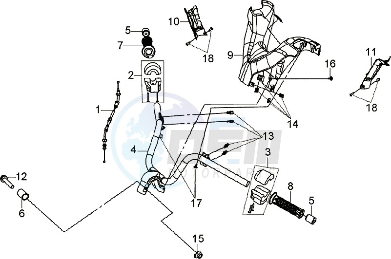 HANDLEBAR / COWLING image