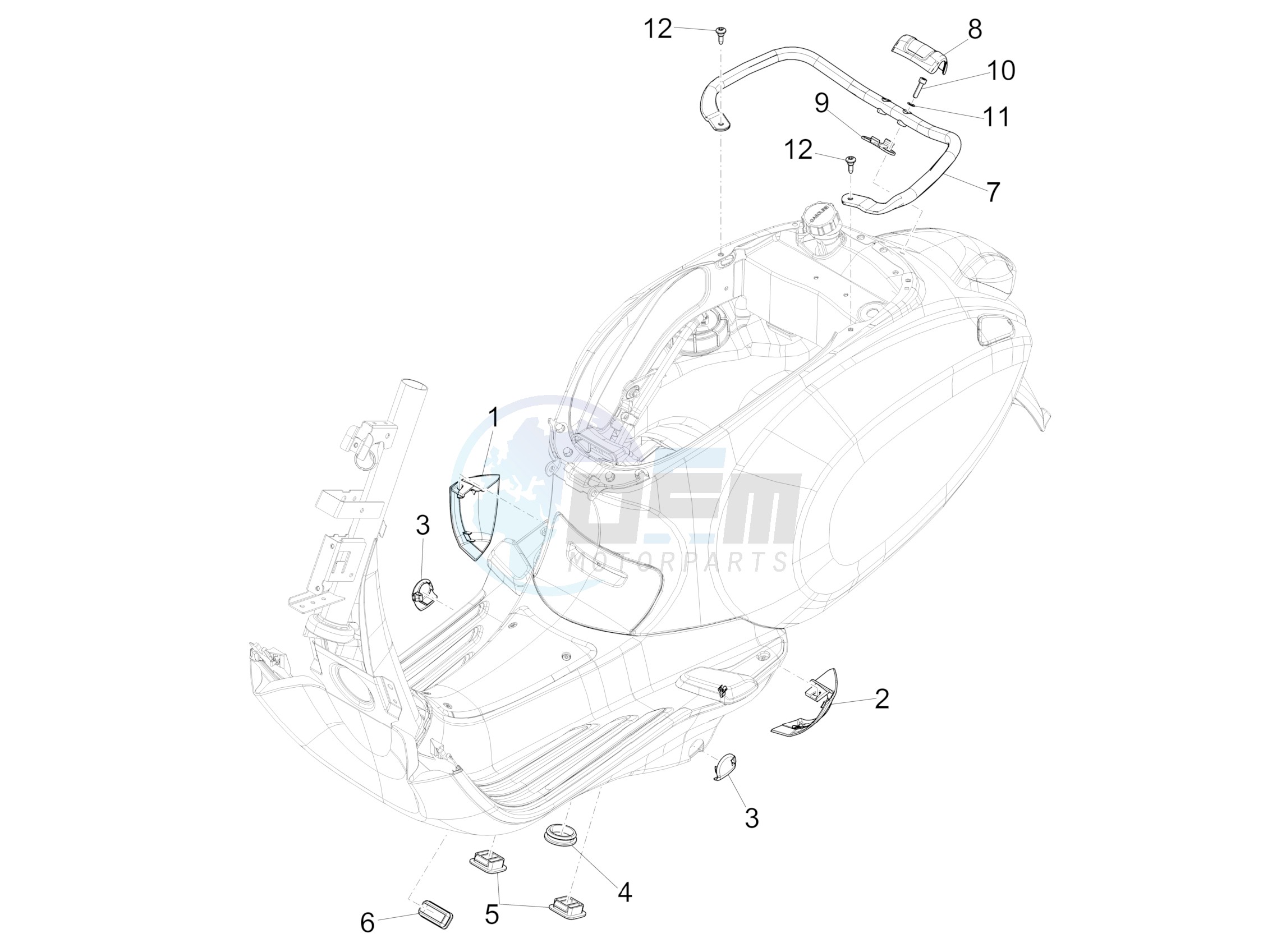 Side cover - Spoiler blueprint