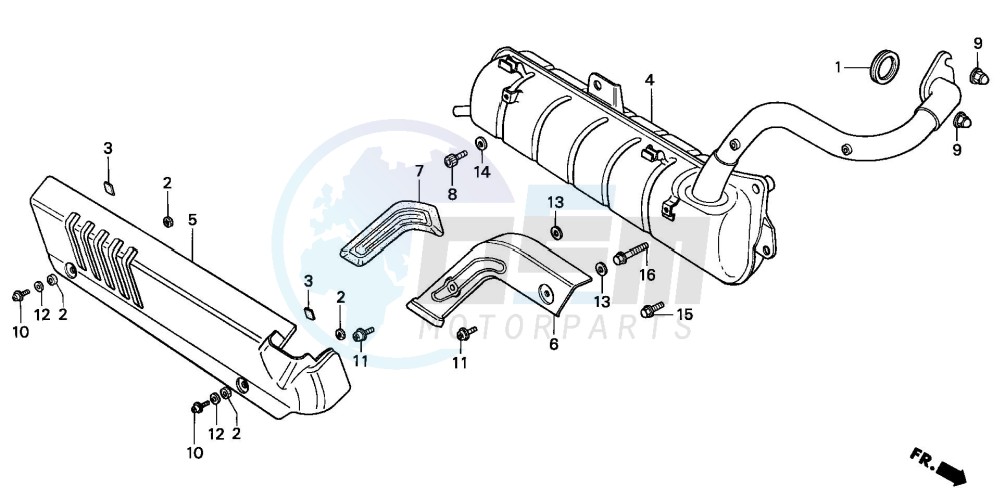 EXHAUST MUFFLER image