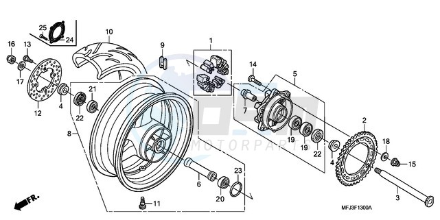 REAR WHEEL image