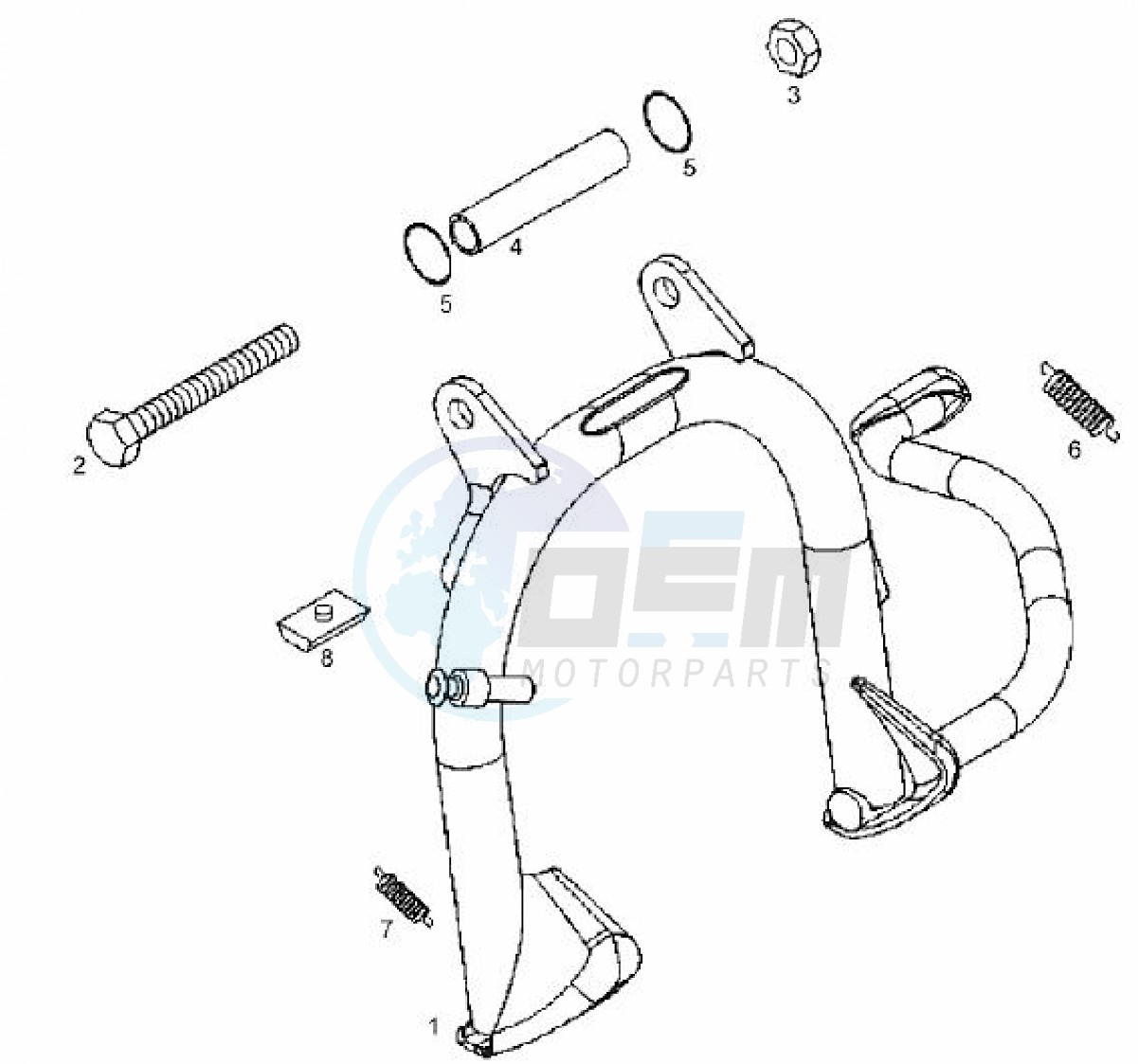 Central stand (Positions) blueprint