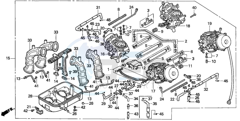 CARBURETOR (ASSY.) blueprint