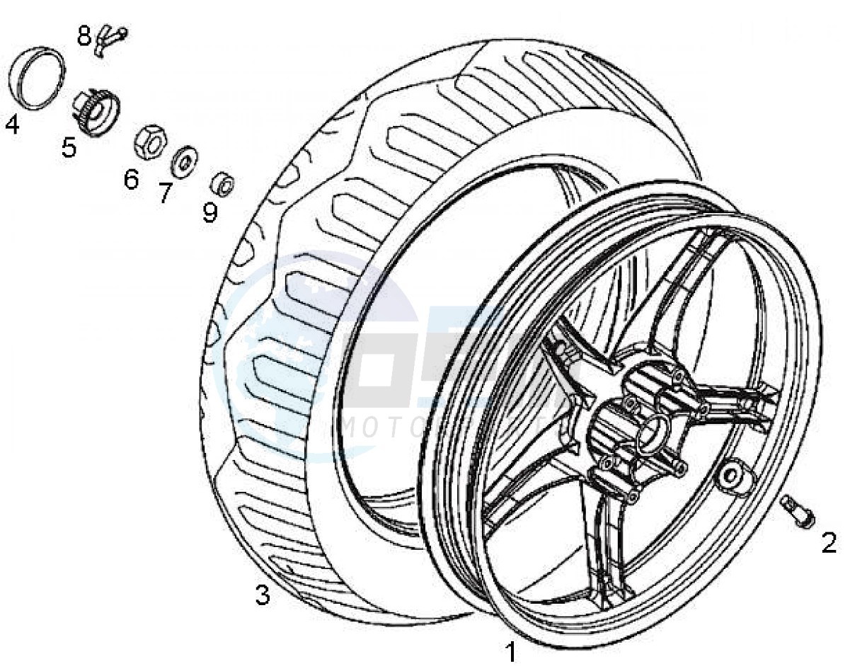 Rear wheel (Positions) image