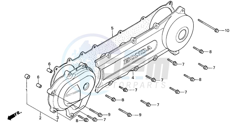 LEFT SIDE COVER blueprint