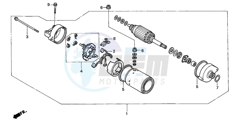 STARTING MOTOR blueprint