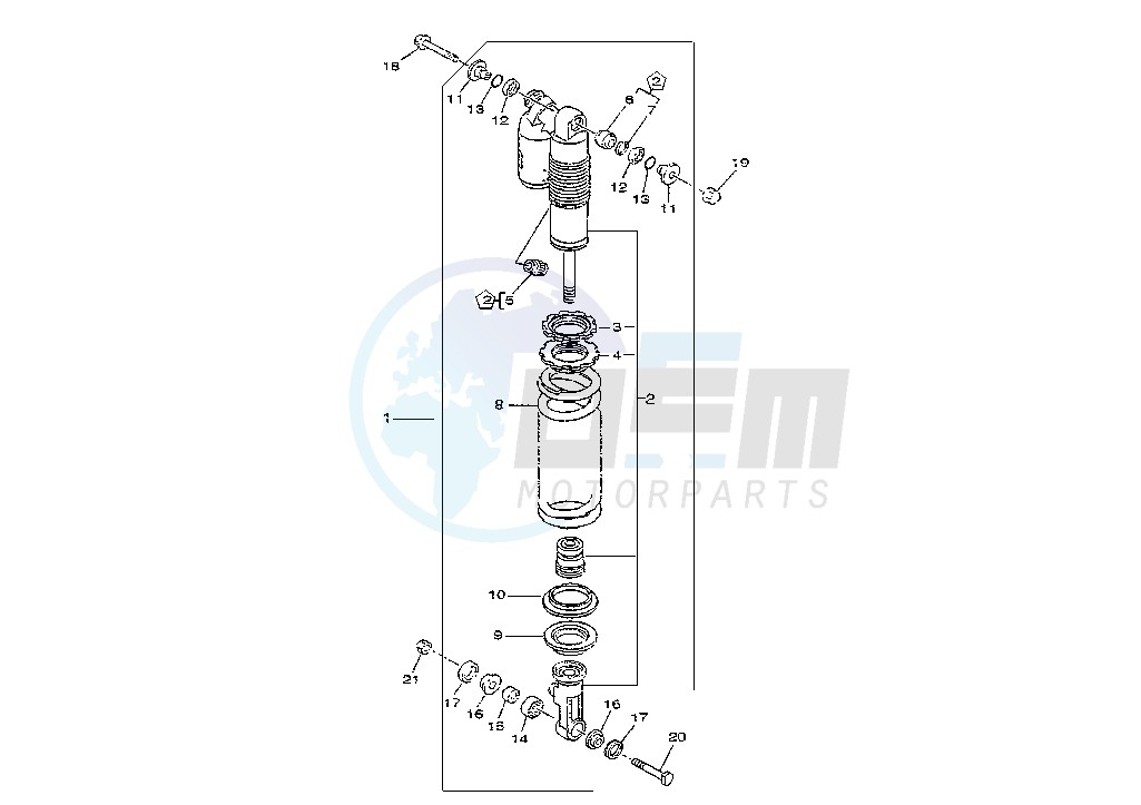 REAR SHOCK ABSORBER image