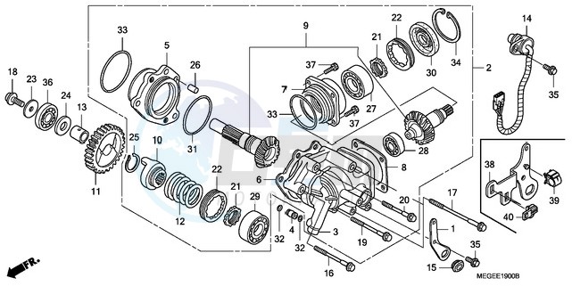 CROSS SHAFT blueprint