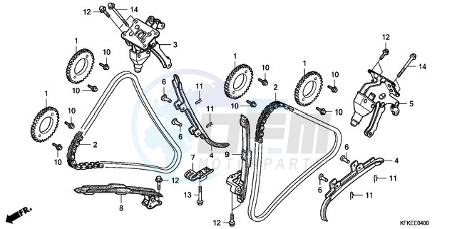 CAM CHAIN/TENSIONER image