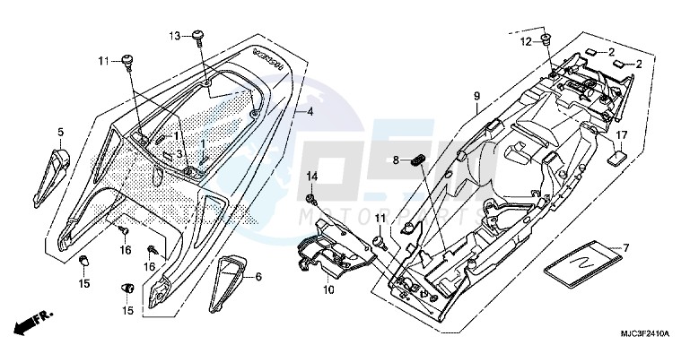 SEAT COWL blueprint