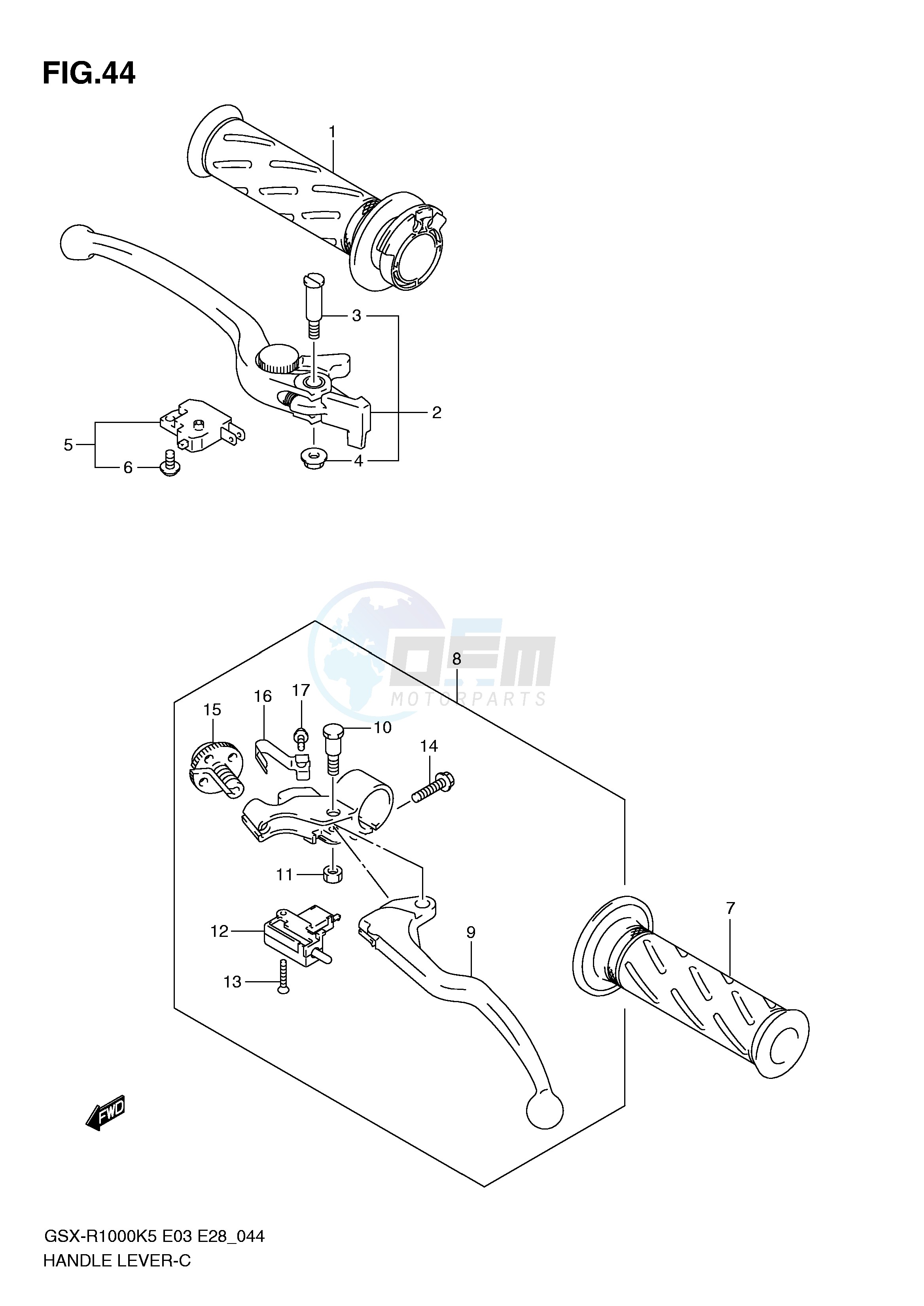 HANDLE LEVER image