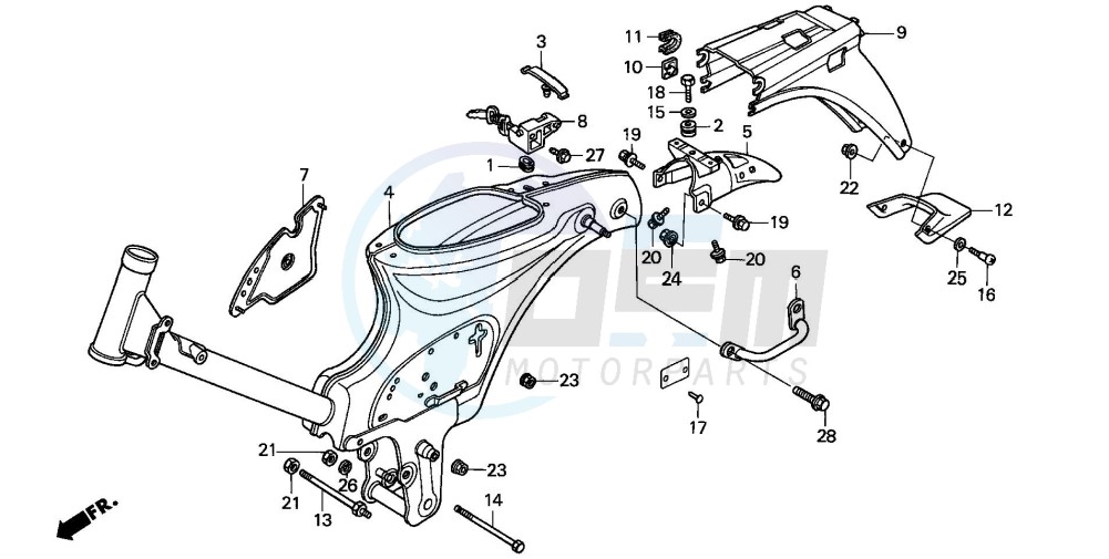 FRAME BODY (C50SP/C50ST) blueprint