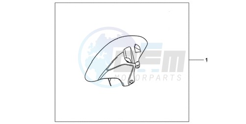 CARBON FIBER FRONT FENDER image