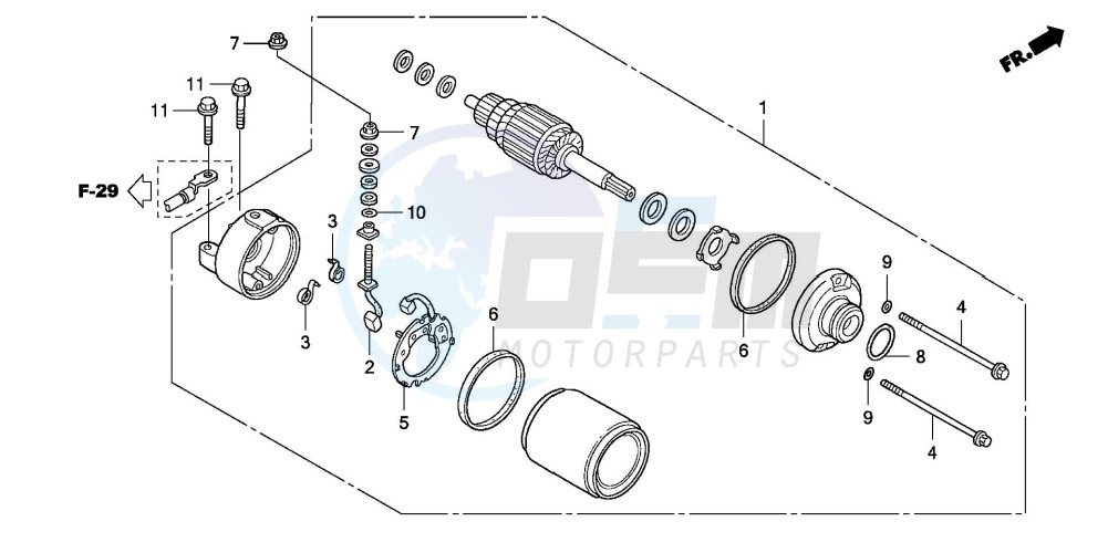 STARTING MOTOR image