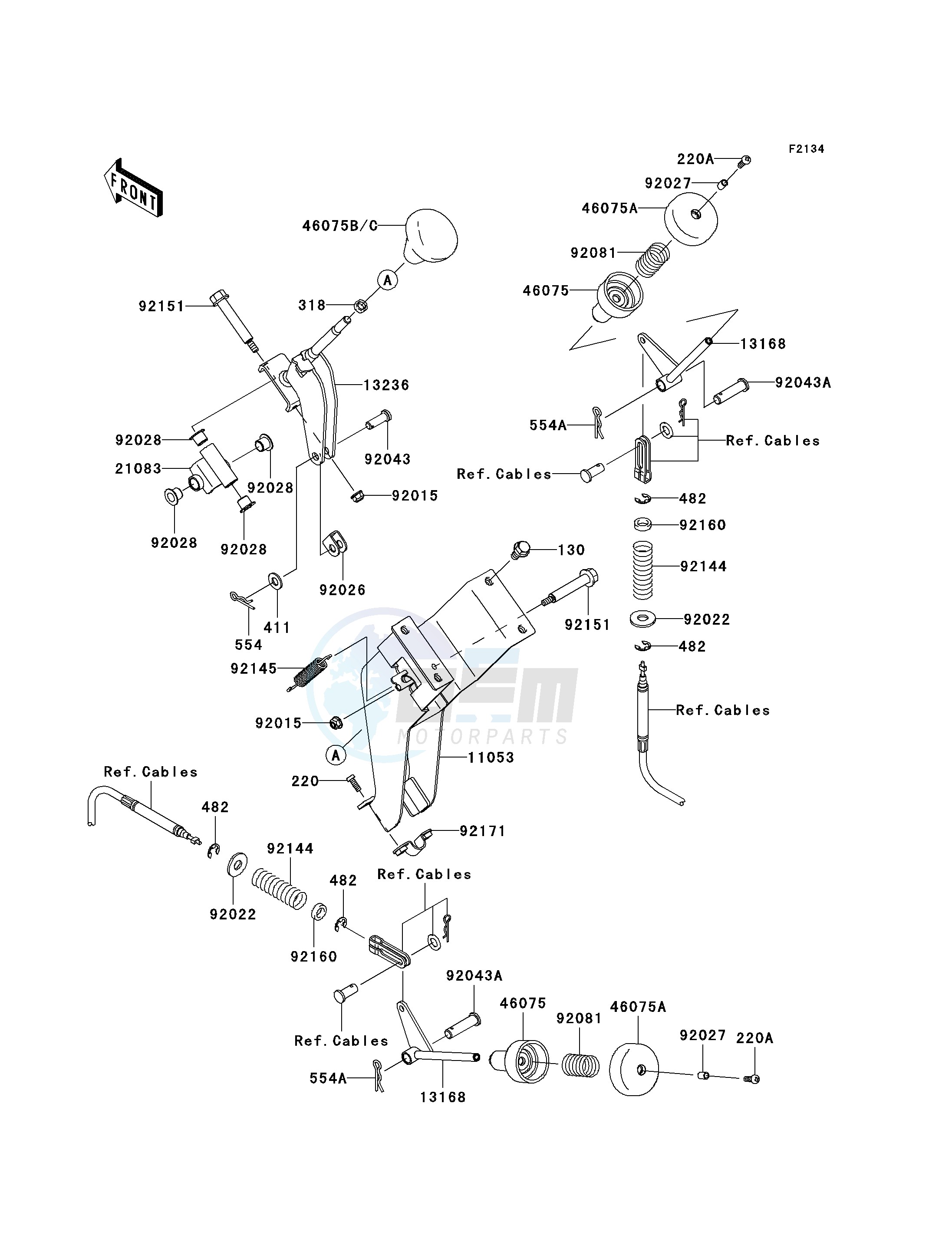 SHIFT LEVER-- S- - blueprint