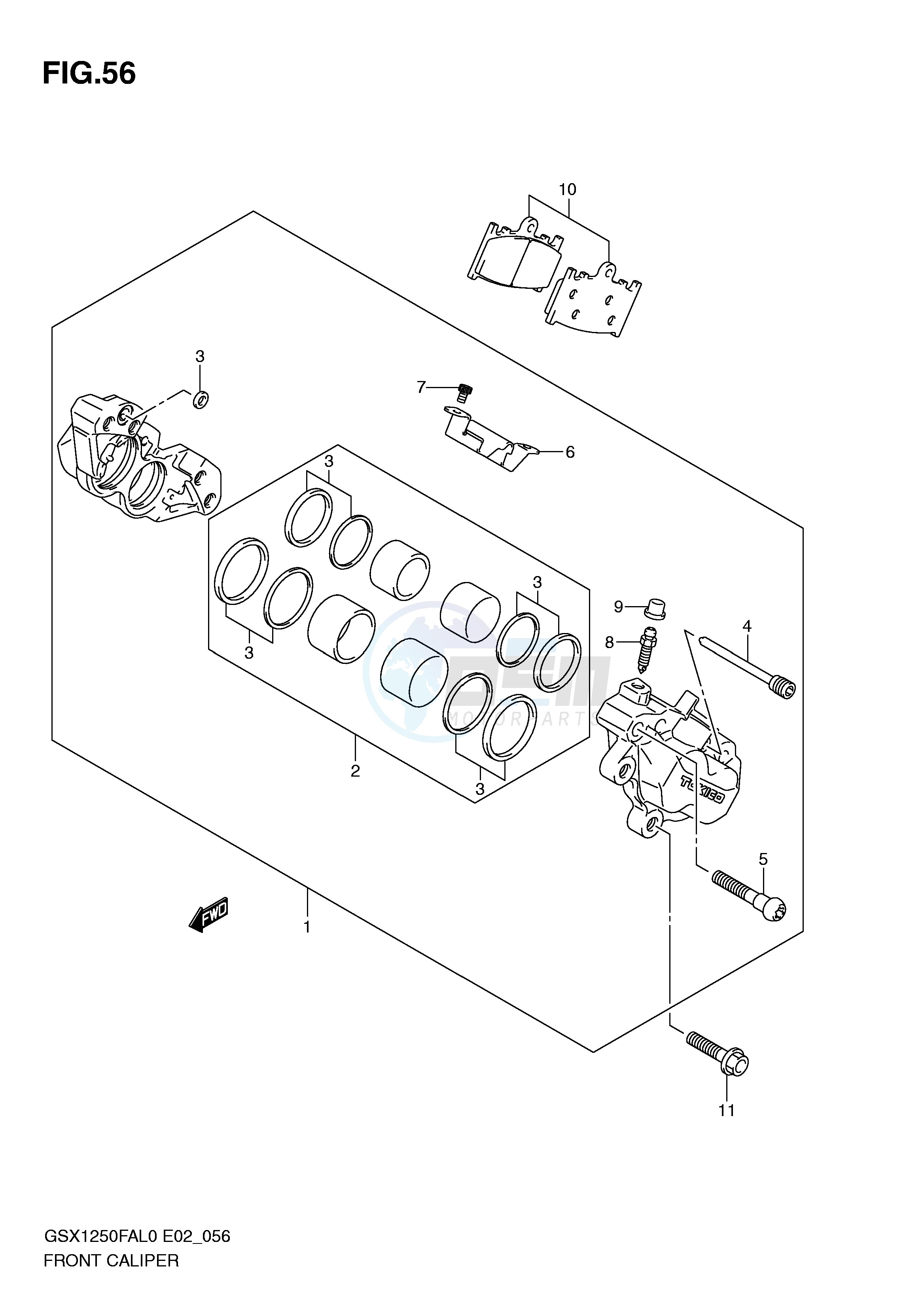 FRONT CALIPER blueprint