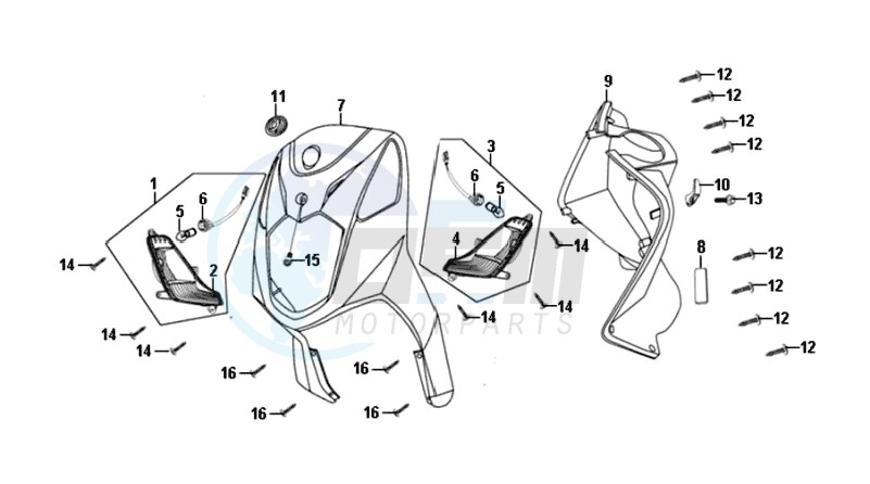 FR PLATE / INNER PROTECTOR / INDICATORS image