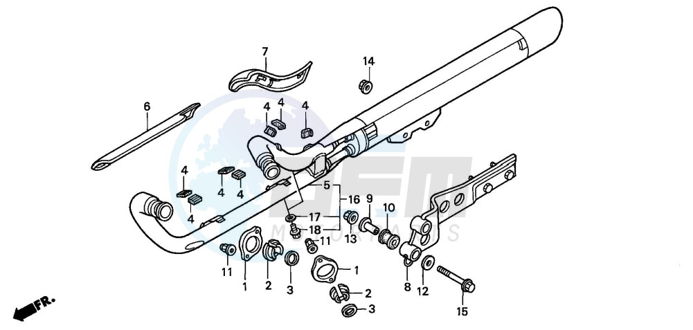 EXHAUST MUFFLER image