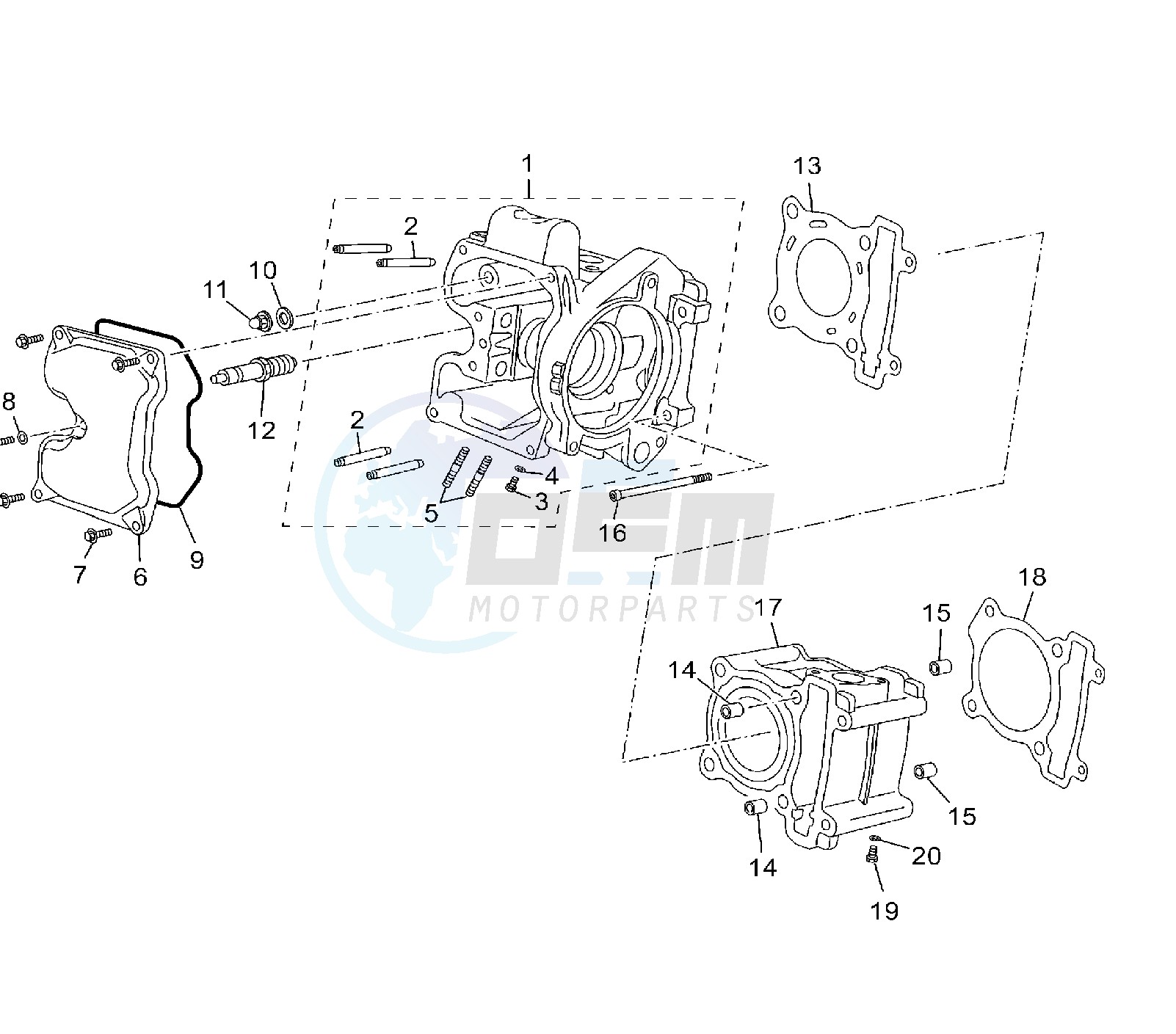 CYLINDER AND HEAD image