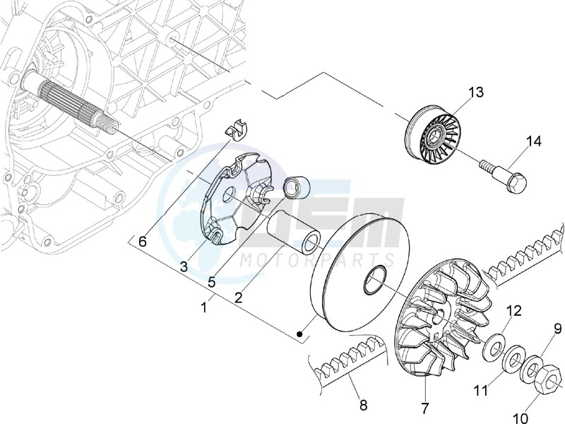 Driving pulley image